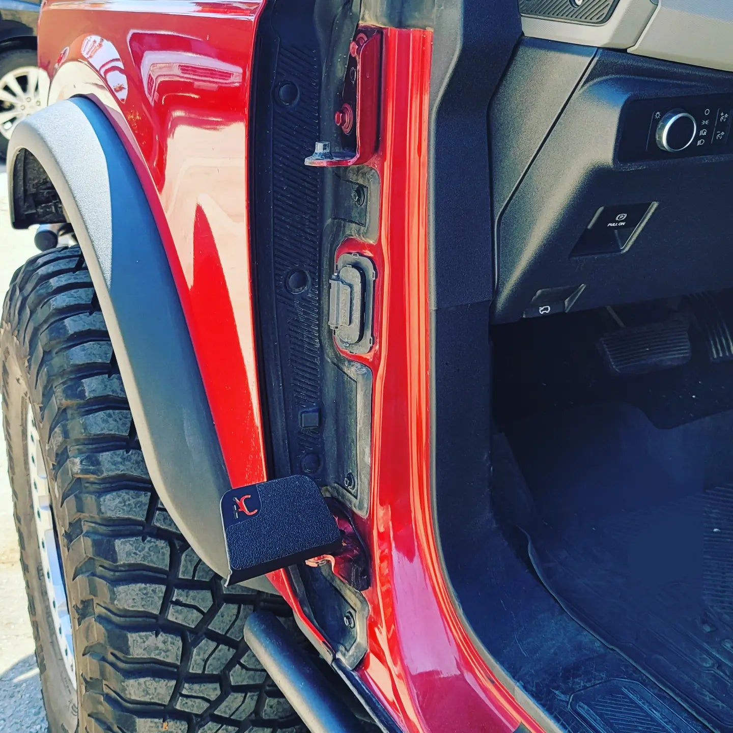 Bronco foot rest